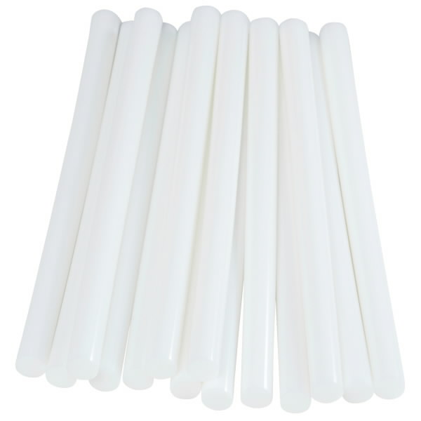Glue sticks 190x12mm, universal, white, 48pcs  4.