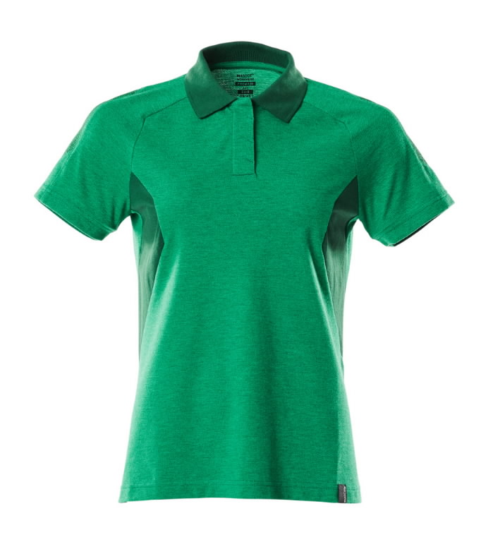 ladies green polo shirt