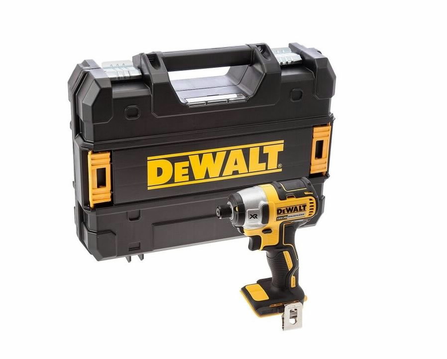 Cordless impact driver DCF887NT, brushless, carcass inTSTAK, DeWalt