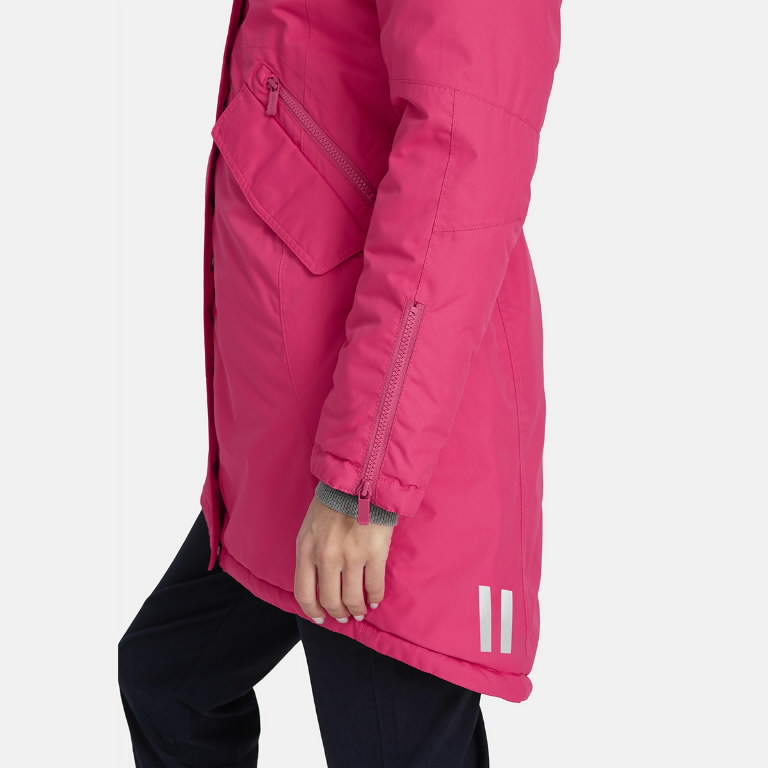 Žieminė striukė parka Vivian, moteriška, fuksija 3XL 4.