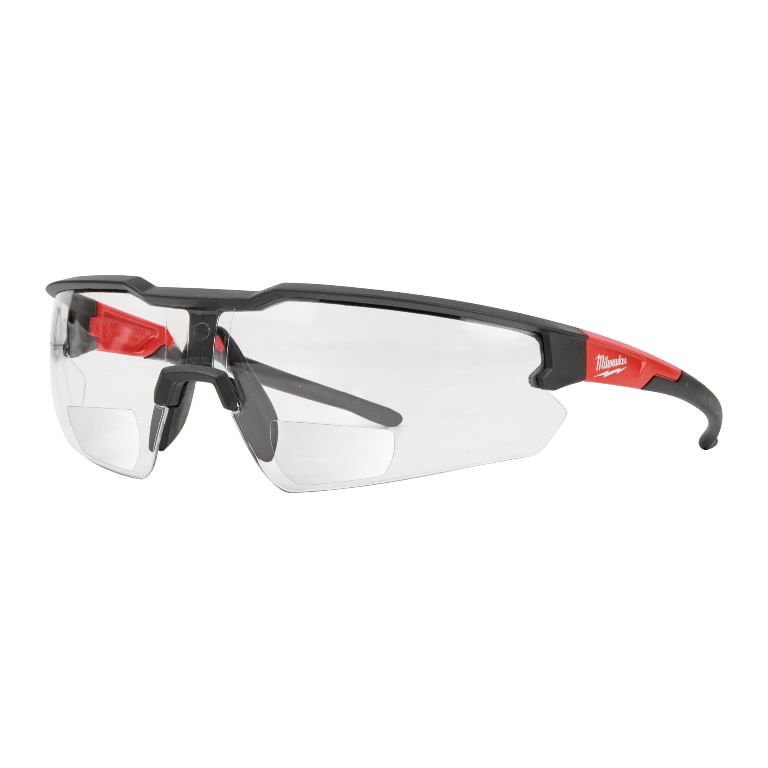 Clear Safety Glasses +2.5