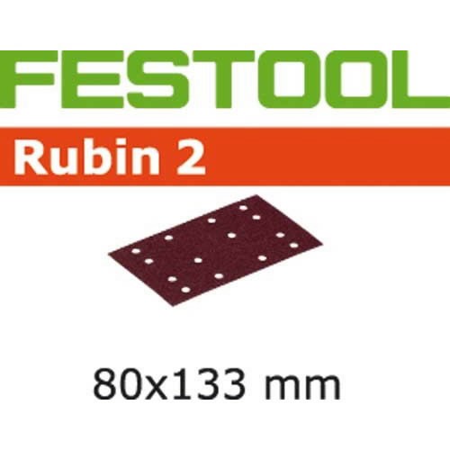 Šlifavimo popierius STF 80X133 P80 RU2/50 50 vnt., Festool