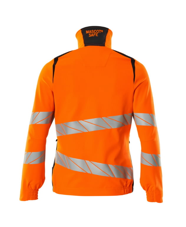 Jacket Accelerate Safe stretch ladies,  hi-viz  CL2, orange 5XL 2.