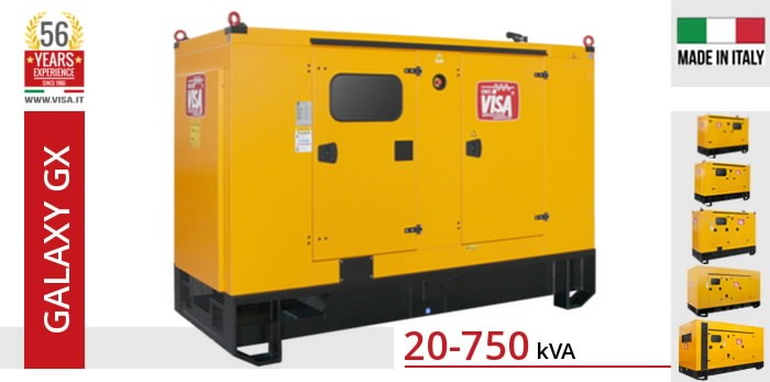 Ģenerators Galaxy GX 99 KW (120 kVA) F120GX, Visa