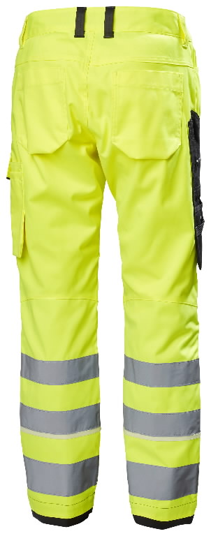Work pants Uc-me, hi-viz, CL2, yellow/black C50 2.