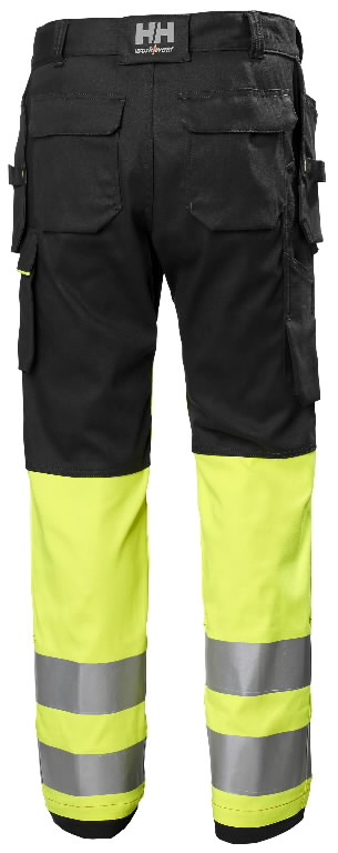 Work pants Fyre, Hi-vis yellow/black C50 5.
