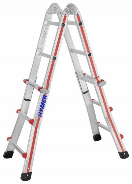 Telescopic ladder 4x3 steps, 1.85–2.92m 8042, Hymer