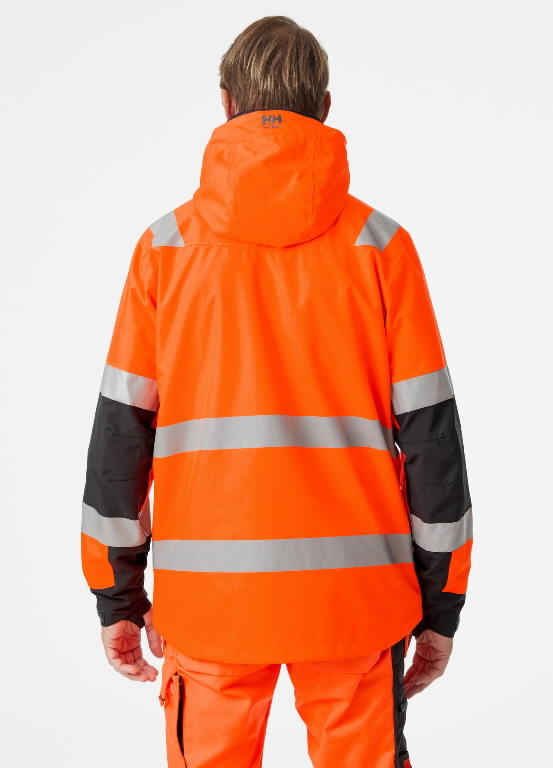 Striukė Alna 2.0 SHELL Hi-Vis CL3, orange/black S 7.