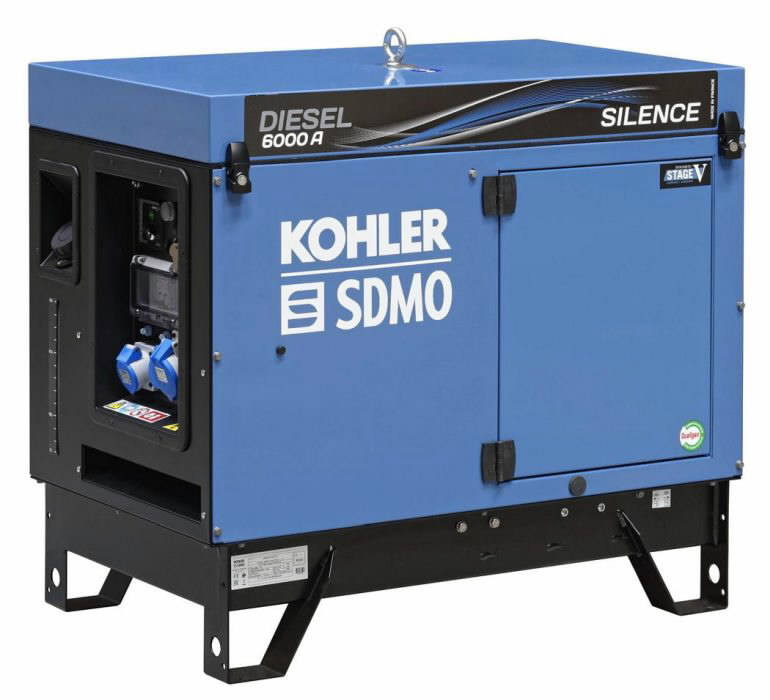 Generatorius dyzelinis DIESEL 6000 A SILENCE C5, SDMO