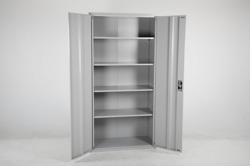 Steel cupboard grey H2000xW1000xD500mm  2.