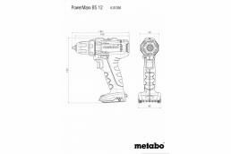 Akutrell PowerMaxx BS 12 Mobile Workshop, 63 osa/2x2,0Ah, Metabo 5.
