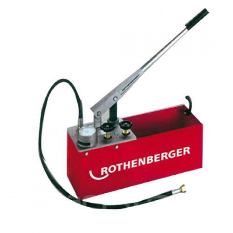 Rankinė pompa vamzdyno testavimui RP 50-S, 0-60 bar, Rothenberger