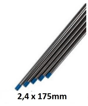 Tungsten electrode blue WL20 2,4x175mm 1
