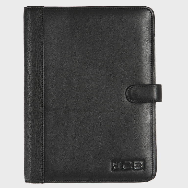 Leather portfolio A5 , JCB