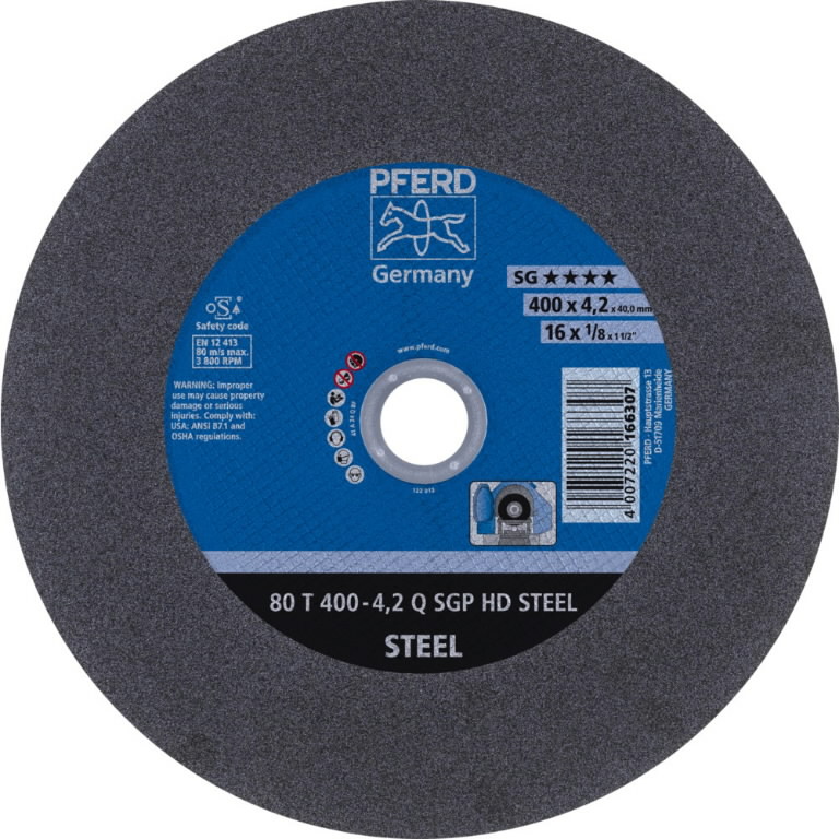 Cut-off wheel SGP HD Steel 400x4,2/40mm, Pferd