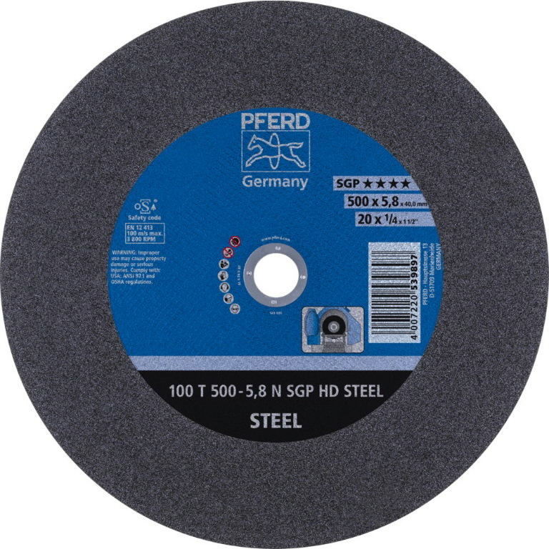 Metallilõikeketas SGP HD Steel 500x5,8/40mm, Pferd