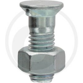 Plough bolt M12X35, Granit