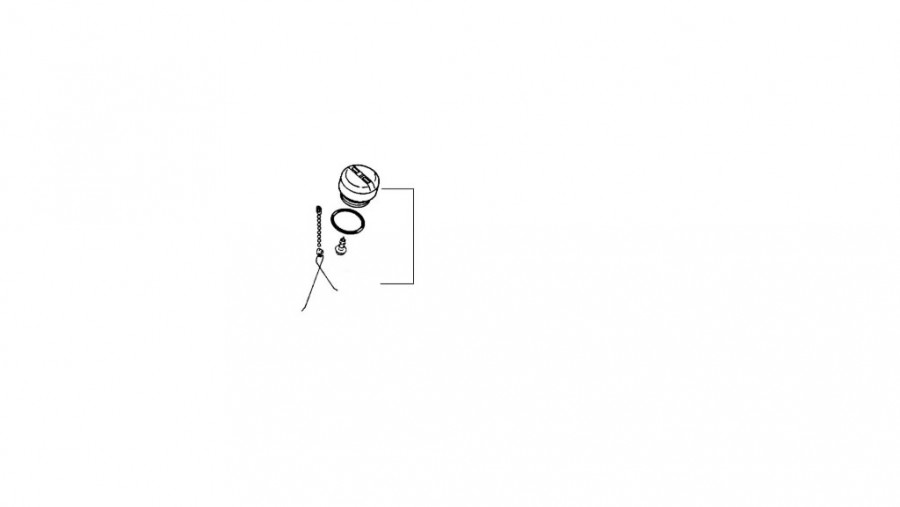 Fuel cap asy CL590 CLS-5800 CLS-5800, Echo