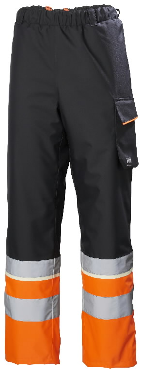 Winter pants Uc-me hi-viz, CL1, orange/black 3XL
