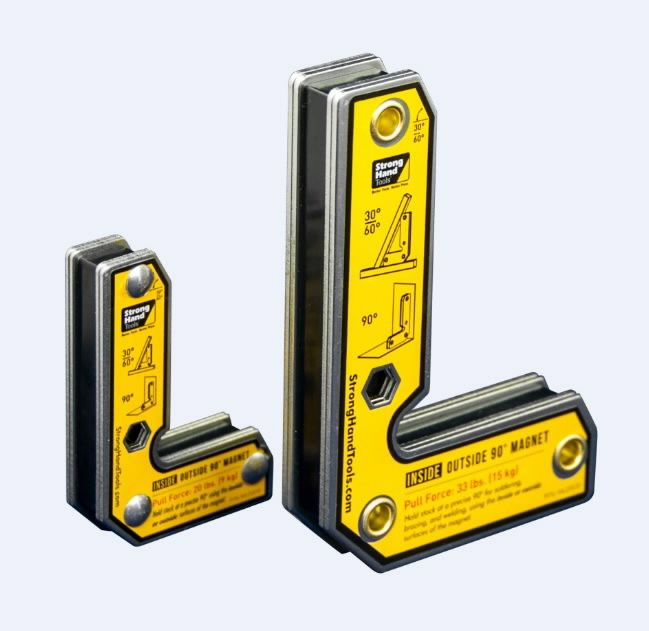 Fixed angle welding magnets (set of 2 pcs): MLD300 + MLD500), Strong Hand Tools