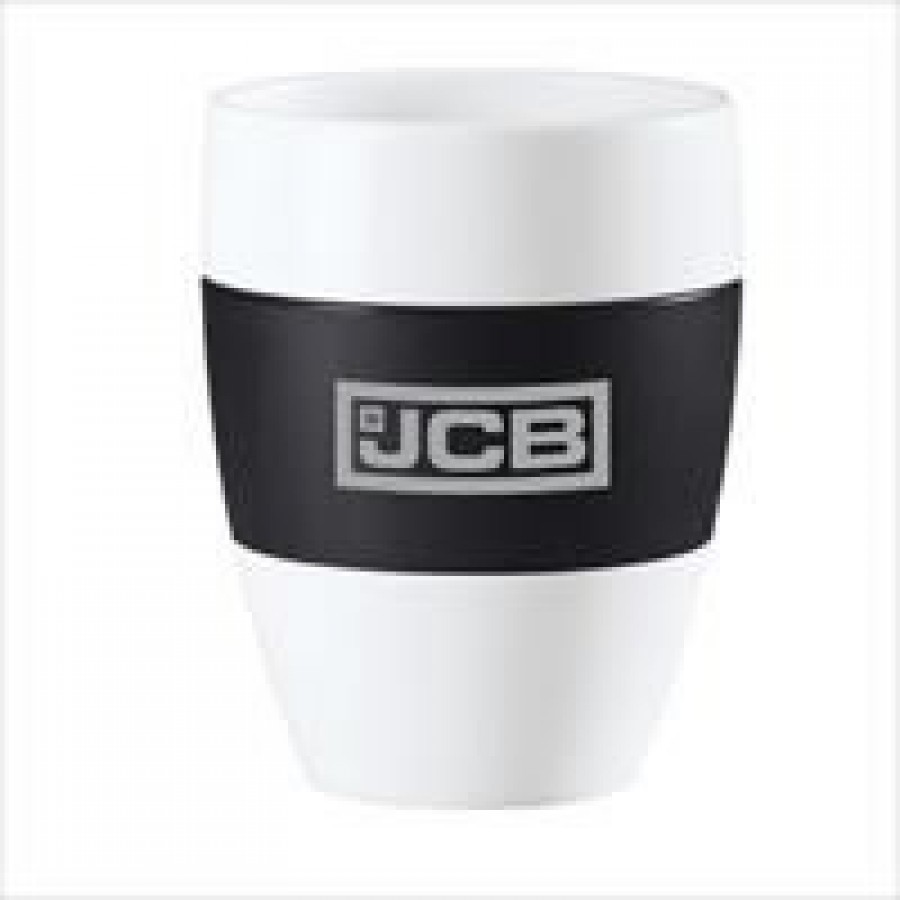 Black band mug, JCB