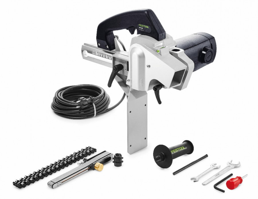 Chain mortiser CM 150 / 28x35x100 A, Festool LongNeck Sanders
