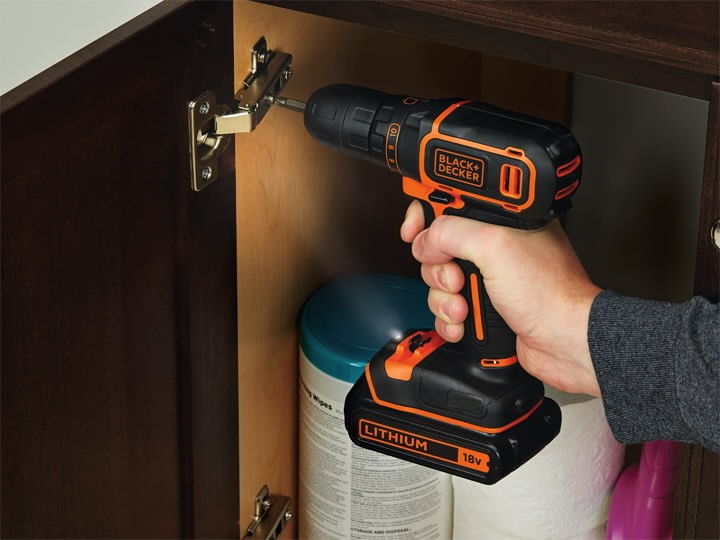 Cordless Drill-screwdriver Black + Decker Bdcdd186k1b-qw, 18 V, 11