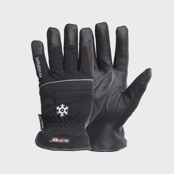 Talvekindad,PU peopesa, Spandex käeselg, talvine, Black Star 11, Gloves Pro®