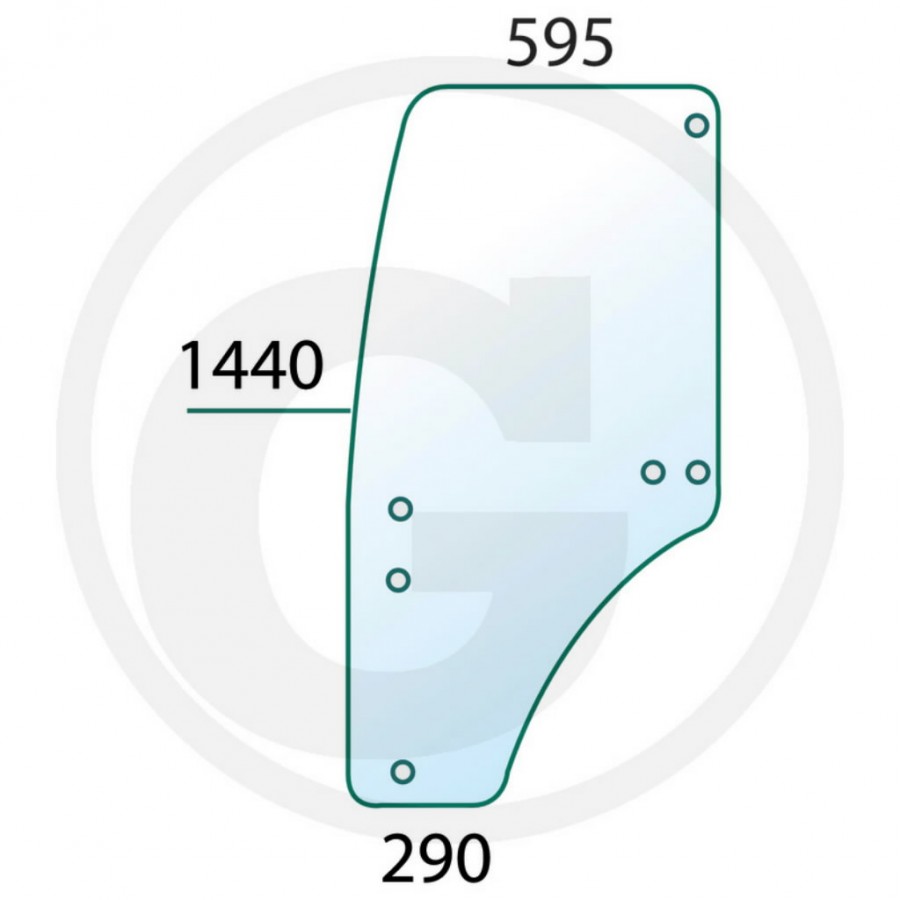 Door screen L R201575, Granit