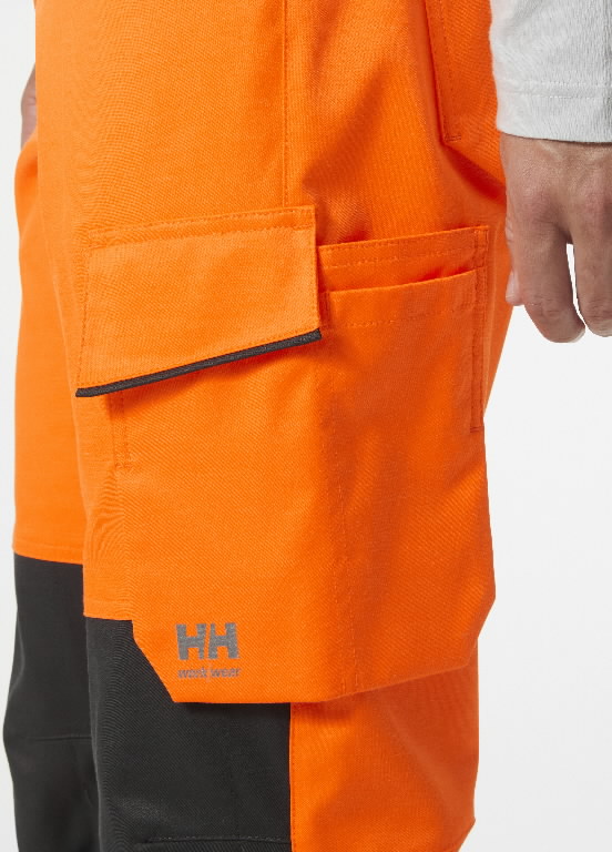 Work pants Uc-me, hi-viz, CL2, orange/black C46 4.