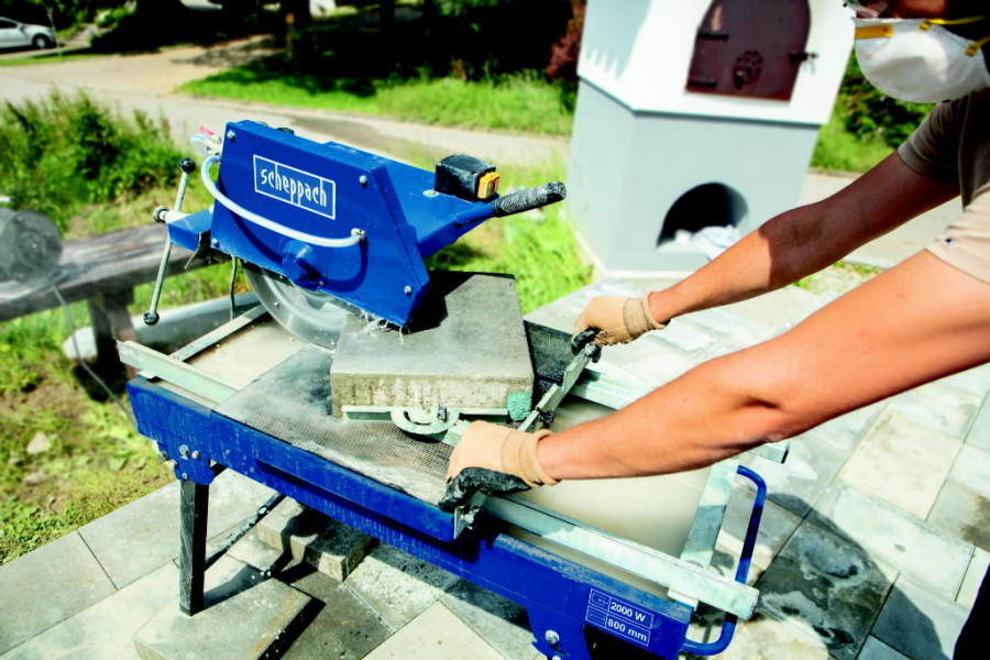 Wet stone and tile cutter HSM3500, Scheppach