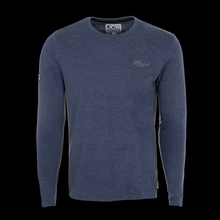 T-shirt long sleeved Navy , size L, JCB