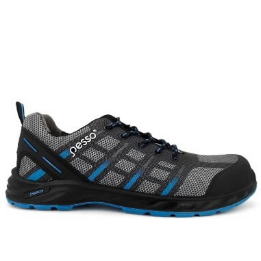 Safety shoes Bristol S1P, grey/blue 40, Pesso