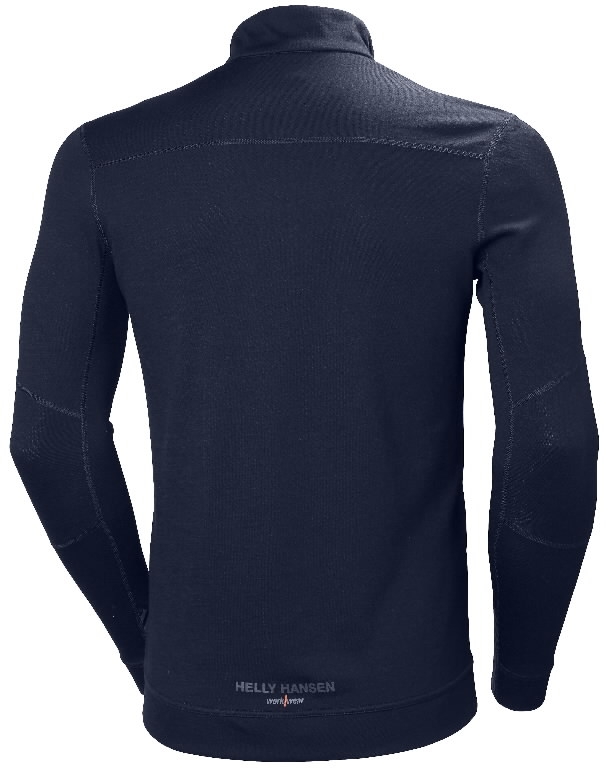 Marškinėliai LIFA Merino Halfzip, tamsiai mėlyna XL, Helly Hansen WorkWear
