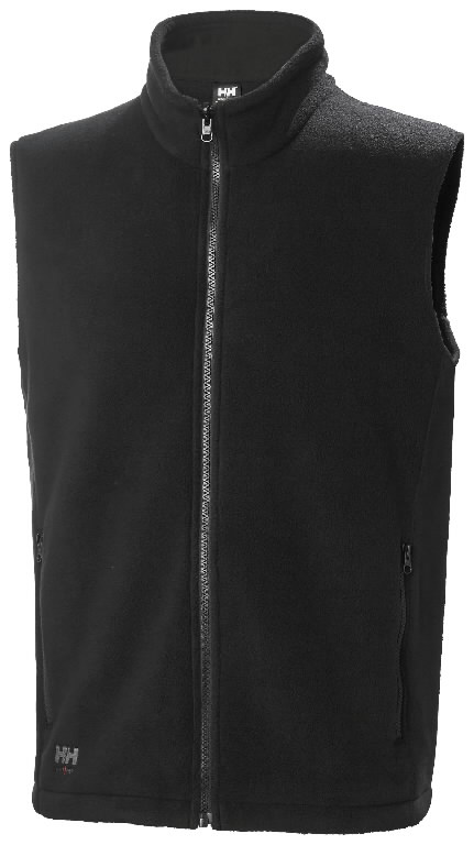 Fleece vest Manchester 2.0, black 2XL