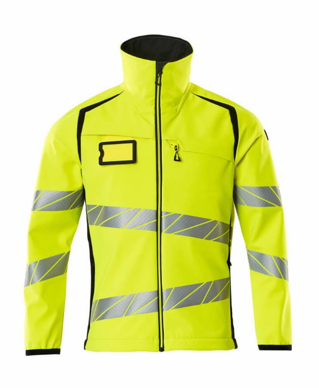 Hi-vis softshell apģērbs, jaka Accelerate Safe CL2, dzeltena 2XL, Mascot