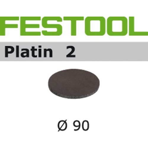 Шлифовальный диск на липучке Velcro Platin 2 15шт 90mm S4000, FESTOOL