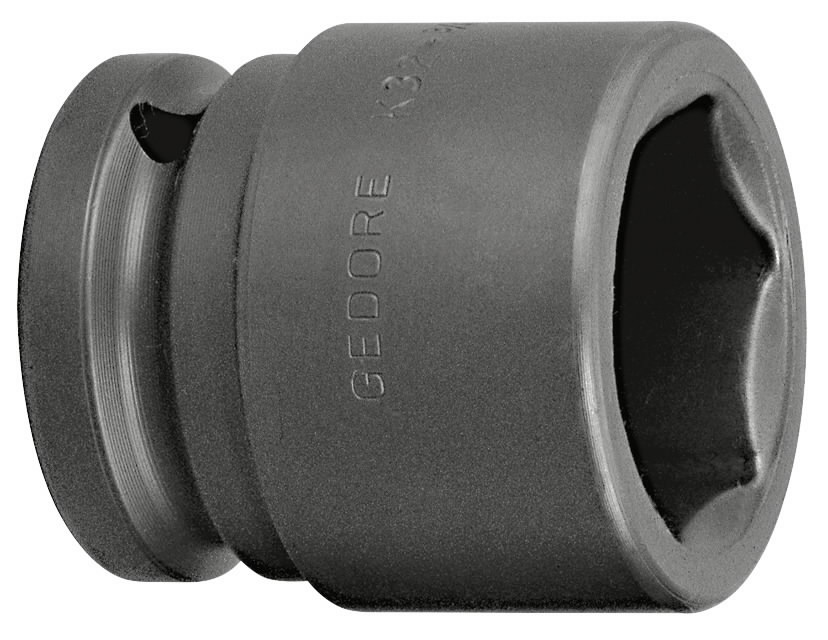 Kuuskant- löökpadrun 3/4",lühike K32 27mm, Gedore