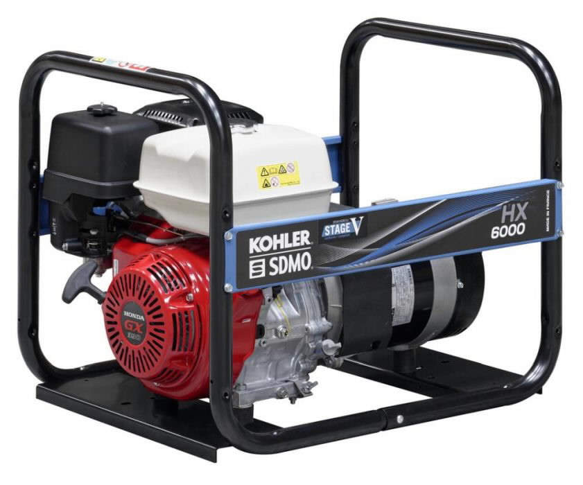 Generatorius vienfazis (5.6kW) HXC 6000 C5, , SDMO