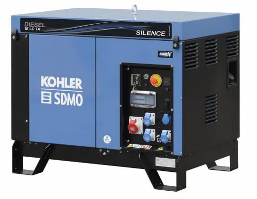 Elektrigeneraator DIESEL 9,5 kW 15 LC TA SILENCE C5, SDMO