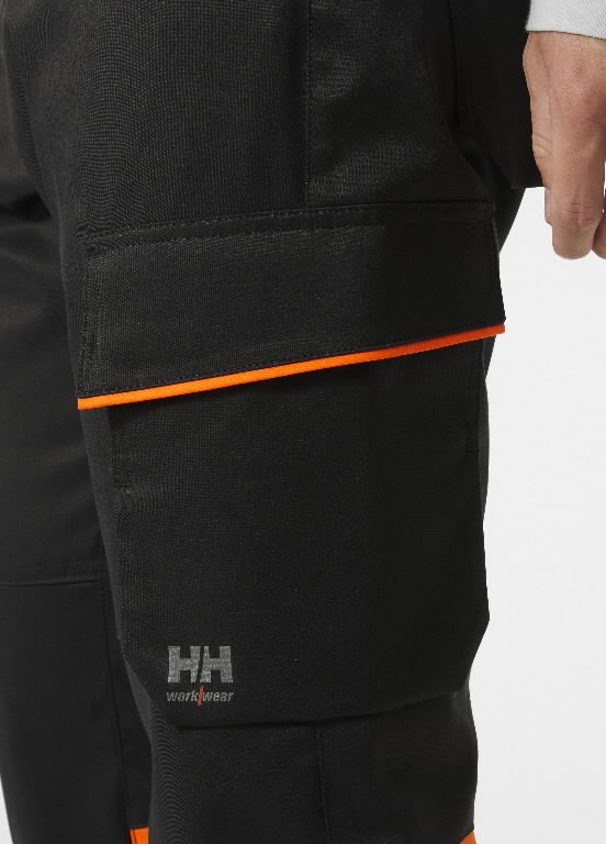 Trousers Uc-Me Cargo hi-viz CL1, orange/black C46 4.