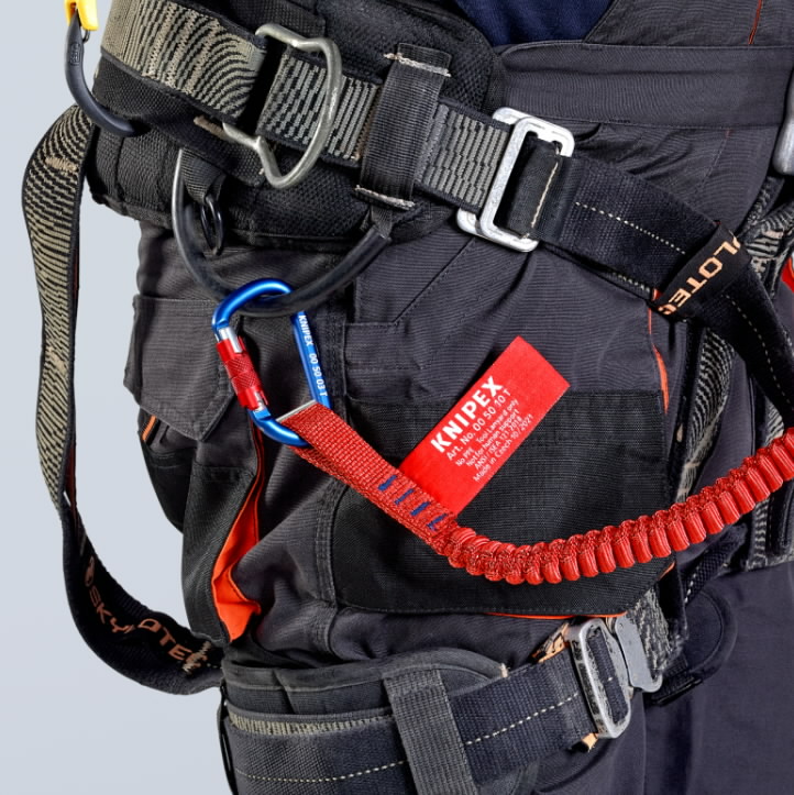 Tool tether system with carbine, up to 6kg  2.