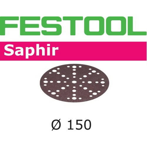 Sanding discs SAPHIR / D150/48 / P50 / 25pcs, Festool