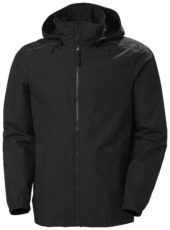 Shell jacket Manchester 2.0 zip in, black XL