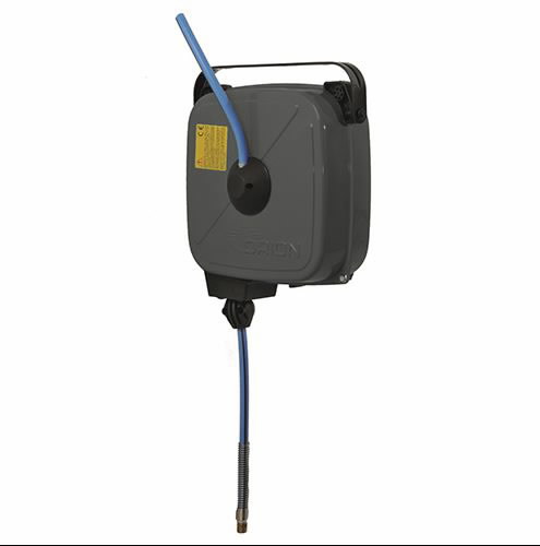 Hose Reel - CRS 3/8" 10mmx12m, closed reel, oil, gray 1