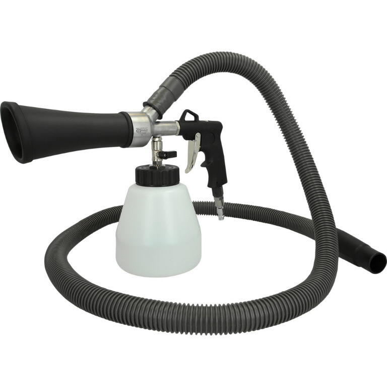Pneumatic cleaning gun set with suction hose, 3 pcs 