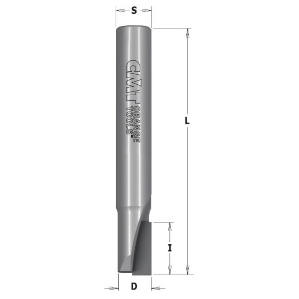 STRAIGHT BIT Z1 DP D=6X8X65 S=12X35 RH, CMT