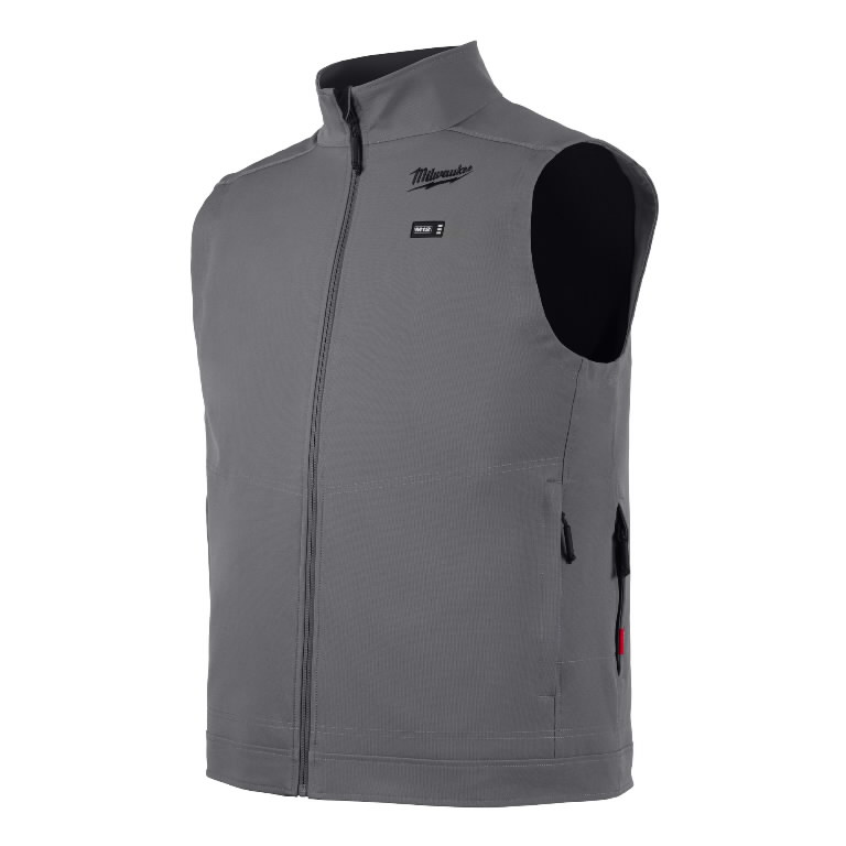 HEATED VEST M12 HVGREY1-0, grey XL