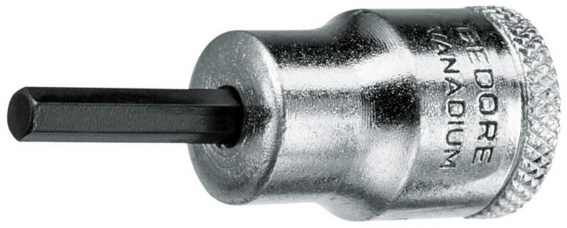 Hexagonal  Bit socket 3/8" 5mm, Gedore