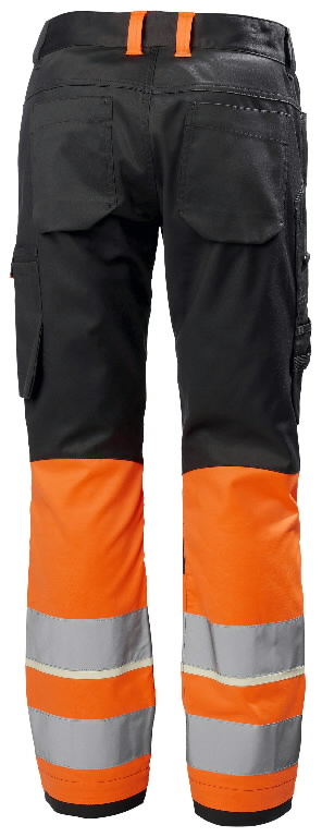 Work pants Uc-me Work, hi-viz, CL1, orange/black C50 2.